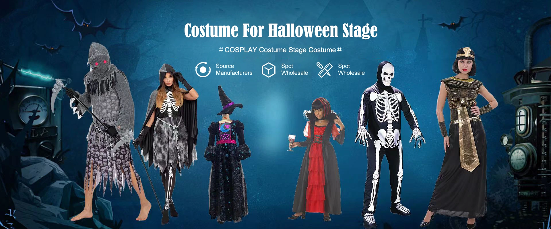 Fournisseur de costumes d'Halloween