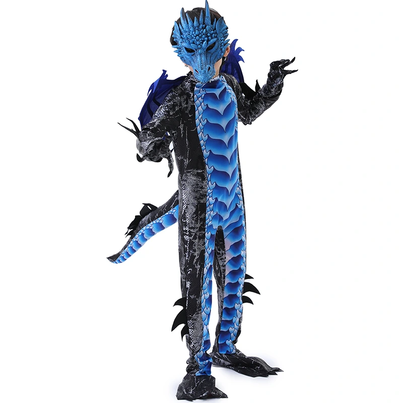 Combinaison à capuche Dragon pour enfants, jour du personnage de livre de contes